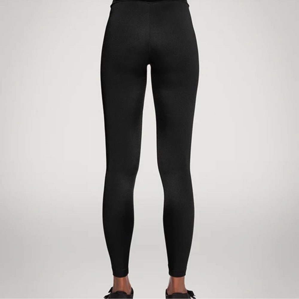 Wolford Black High-Waisted Leggings Sleek Stretchy Design - Picture 3 of 13